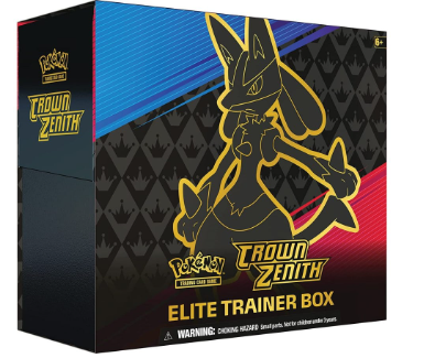 מארז קלפים לאספנים Crown Zenith: Elite Trainer Box