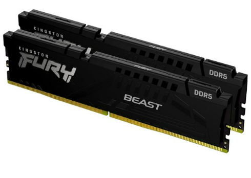 זיכרון לנייח Kingston Fury Beast BLACK 32GB 2X16 DDR5 6000Mhz C40 XMP