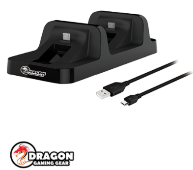 תחנת טעינה Dragon Gaming Gear Dual Charging Dock לשני בקרי PS4