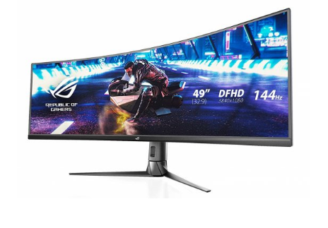 ASUS מסך מחשב גיימינג קעור "49 ROG Strix XG49VQ