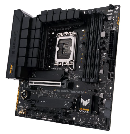 לוח אם ASUS TUF GAMING B760M-PLUS D4 LGA1700 Intel B760 DDR4