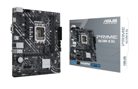 לוח אם ASUS PRIME H610M-K D4 LGA1700 Intel H610 DDR4