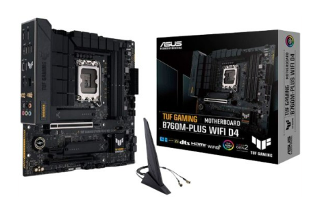 לוח אם ASUS TUF GAMING B760M-PLUS WIFI Intel LGA1700 B760 DDR5