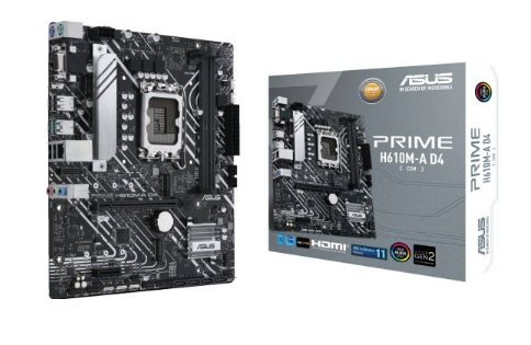 לוח אם ASUS Prime H610M-A D4-CSM Intel LGA1700 H610 DDR4