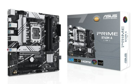 לוח אם ASUS PRIME B760M-A-CSM Intel LGA1700 B760 DDR5