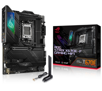 לוח אם ASUS ROG STRIX X670E-F GAMING WIFI AMD AM5 X670 DDR5