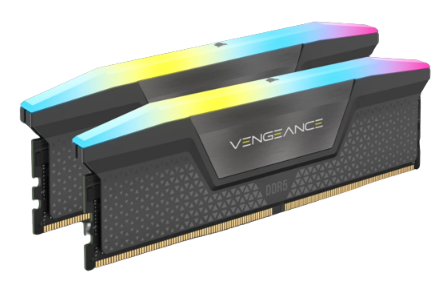 זכרון לנייח CORSAIR Vengeance RGB 32GB 2x16GB DDR5 5600 C40