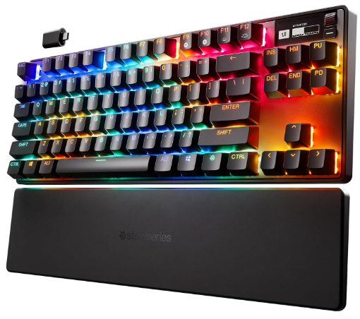 מקלדת גיימינג אלחוטית (2023) SteelSeries Apex Pro TKL