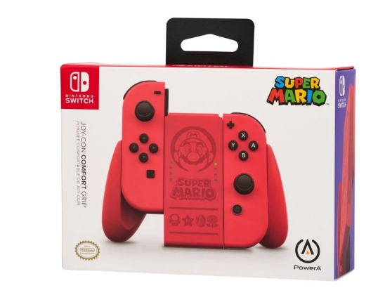 גריפ לגוי קון Power A Nintendo Switch Mario Red Joy Con Comfort Grip