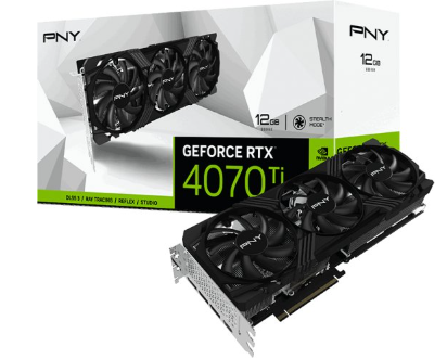 כרטיס מסך PNY GeForce RTX 4070 Ti 12GB GDDR6X VERTO Triple Fan HDMI 3xDP