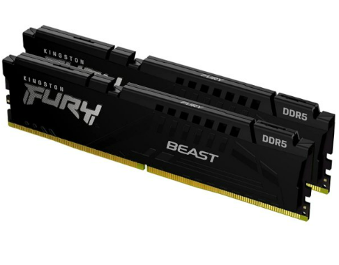 זכרון Kingston Fury Beast 64GB 2X32 6000MHZ C36 For AMD/Intel