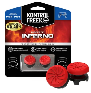 מתאמים ארגונומיים לאגודל PS 4/5 FPS Freek Inferno Red PS5/PS4