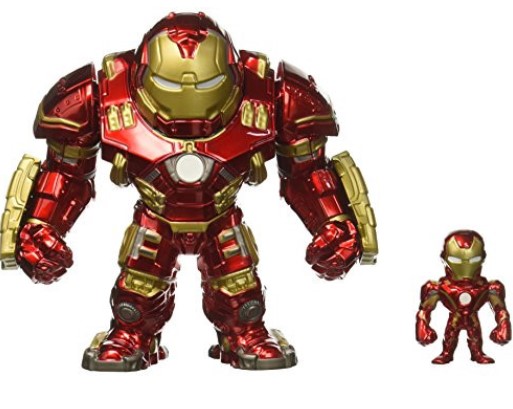 פסל איירון מן JADA Age Ultron - 6" Hulkbuster & 2" Iron Man (33431)