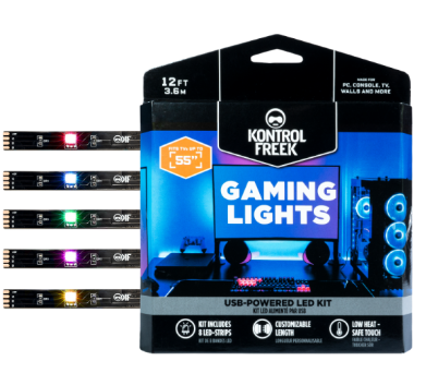סט פסי תאורה LED באורך 3.6 מטר Gaming Lights
