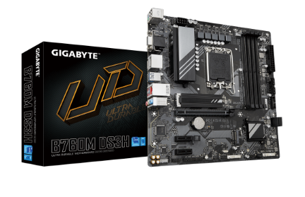 לוח Gigabyte B760M DS3H DDR5 LGA1700 MultiviewX4 Micro-Atx