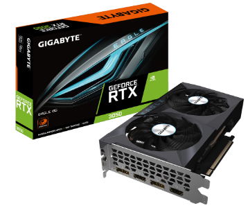 כרטיס מסך Gigabyte RTX 3050 EAGLE 8GB 1.0 PCIE 4.0