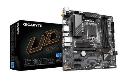 לוח Gigabyte B760M DS3H AX DDR5 Micro-ATX WIFI6 LGA1700