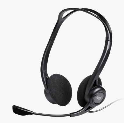 אוזניות ‏חוטיות Logitech PC960 USB לוגיטק