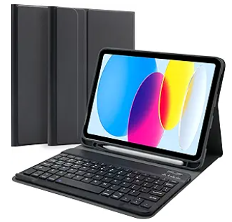 כיסוי איכותי Pouchino Case with BT Keyboard for iPad 10.9" 2022