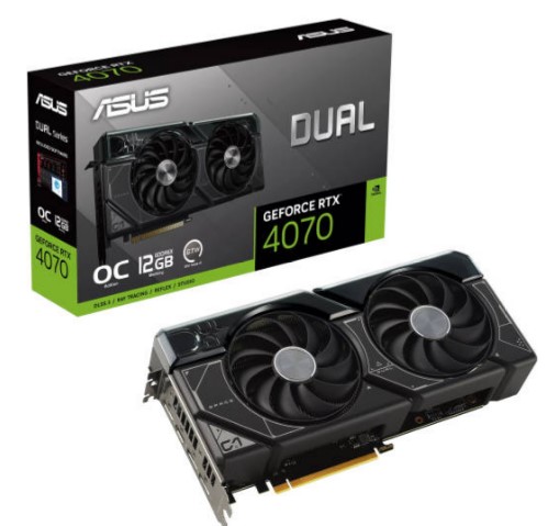 כרטיס מסך ASUS Dual GeForce RTX™ 4070 OC Edition 12GB GDDR6X