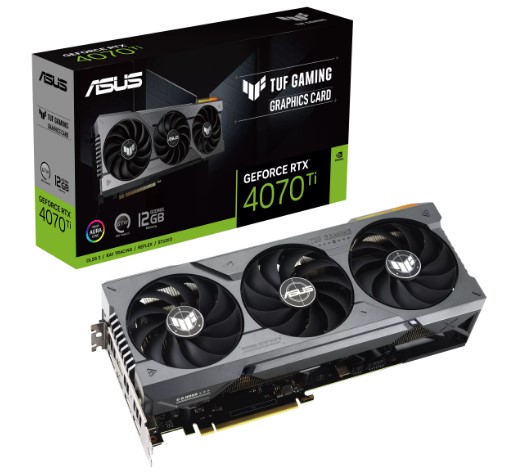 כרטיס מסך ASUS TUF Gaming GeForce RTX 4070 Ti 12GB GDDR6X