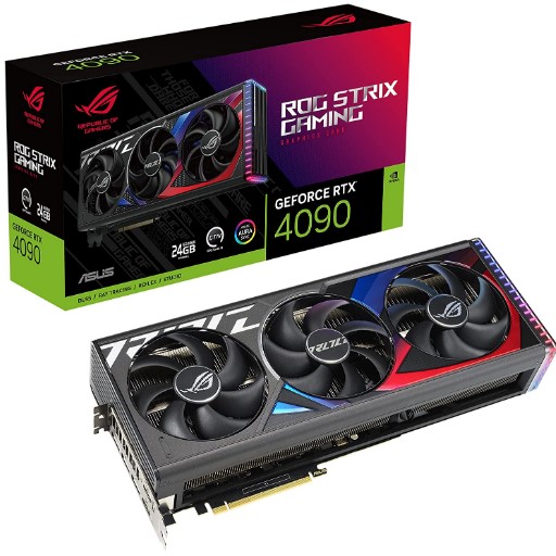 כרטיס מסך ASUS ROG Strix GeForce RTX 4090 24GB OC Edition Gaming Graphics Card