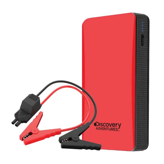 בוסטר התנעה רב תכליתי לרכב Discovery DS-570 8000mAh Type-C – צבע שחור