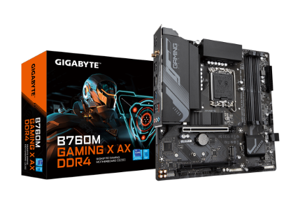 לוח Gigabyte B760M G X AX DDR4 1.1 ATX WIFI6E BT LGA1700