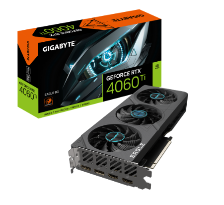 כרטיס מסך Gigabyte RTX 4060 Ti EAGLE 8GB 1XHDMI 3XDP