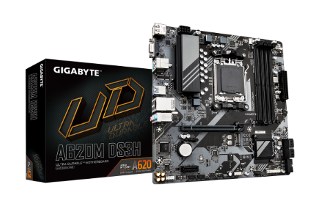 לוח למעבדי Gigabyte A620M DS3H DDR5 PCIE4.0 DP HDMI VGA AMD AM5