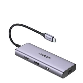 מתאם UGREEN 90119 USB-C 9IN1 Multifunction Adapter