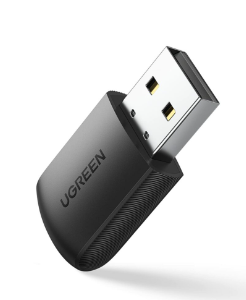 מתאם רשת אלחוטי UGREEN 20204 AC650 Wireless USB Adapter