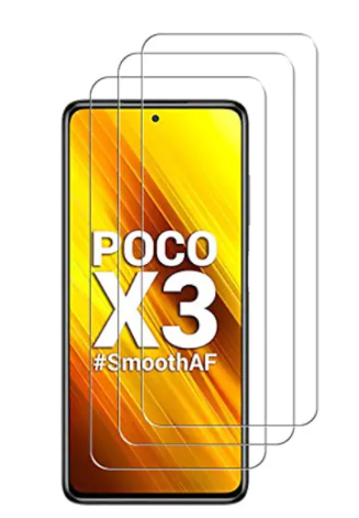 חבילת 3 מגני זכוכית ל- Poco X3 / X3 Pro