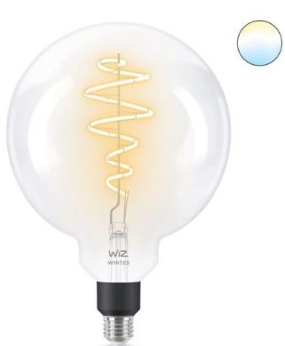 נורת פחם שקופה LED חכמה 6.5W בגודל G200 smart bulb 6.5W G200 E27 927