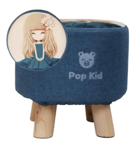 שרפרף רמקול בלוטוס מעוצב לחדר ילדים PopKid – כחול
