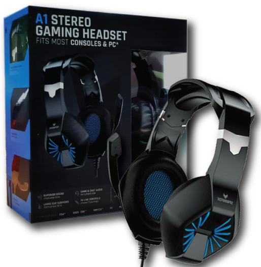 אוזניות Sparkfox Headset A1 Blue ספארקפוקס