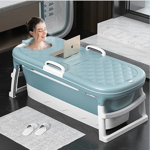 אמבטיה מתקפלת ניידת דגם 150 סמ אורך כולל מתקן עיסוי