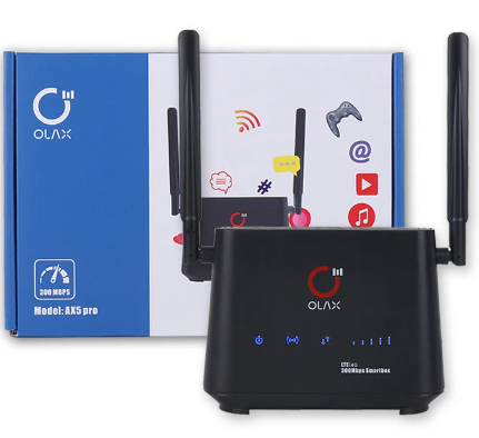 ראוטר סלולרי ביתי מהיר Olax AX5 Pro 4G LTE