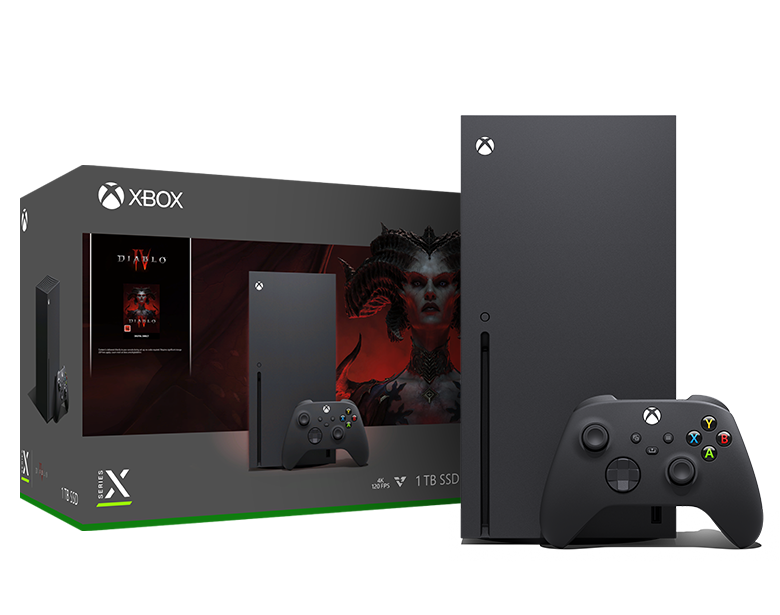 Xbox Series X 1TB + Diablo 4 ואחריות יבואן מייקרוסופט