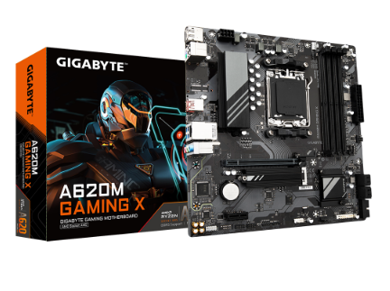 לוח אם Gigabyte A620M GAMING X AMD AM5 Micro-ATX