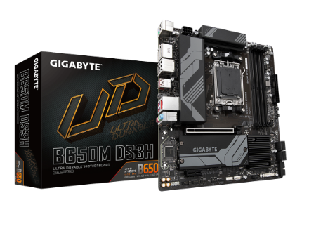 לוח Gigabyte B650M DS3H rev1.3 AM5 AMD CPU Micro-Atx DDR5