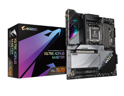 לוח Gigabyte X670E AORUS MASTER AMD AM5 DDR5 WIFI 6E ATX