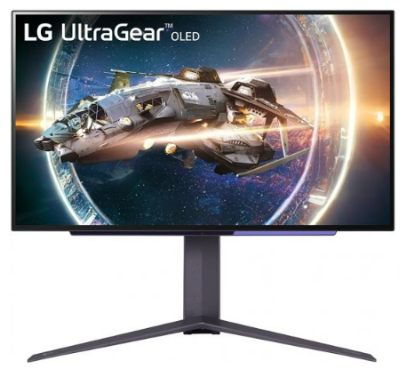 מסך מחשב גיימינג ''LG UltraGear 27GR95QE-B QHD OLED G-Sync 240hz 27 - שחור