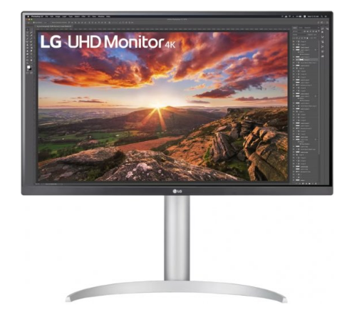 מסך מחשב LG 27UP85NP-W UHD 4K IPS 27'' VESA DisplayHDR 400 FreeSync