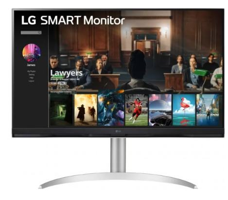 מסך חכם ''LG 32SQ730S-W 4K UHD VA 31.5