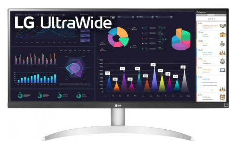 מסך מחשב LG UltraWide 29WQ600-W UWFHD LED IPS 29'' FreeSync - לבן