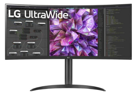 מסך מחשב קעור LG UltraWide 34WQ75C-B UWQHD 34'' G-SYNC - שחור