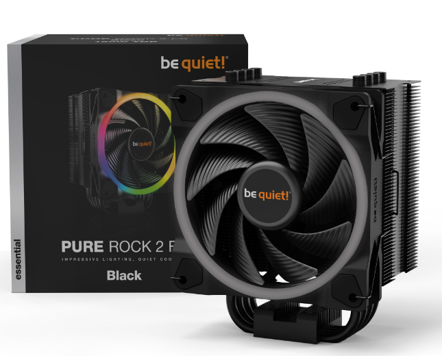 מאוורר למעבד Be Quiet Pure Rock 2 FX Black RGB