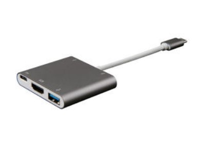 מתאם Protec Type C To HDMI+USB 3.0+Type C DM117