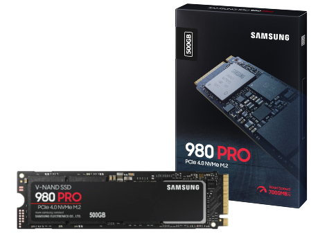 כונן אחסון SAMSUNG 980 PRO NVME M.2 SSD GEN4